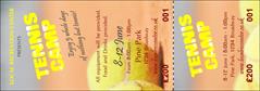 Tennis Camp Event Ticket