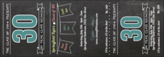 Class Reunion Event Ticket