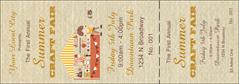 Craft Fair Event Ticket