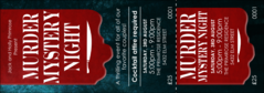 Murder Mystery Event Ticket