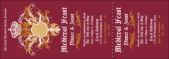 Medieval Banquet Event Ticket
