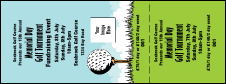 Golf Event Ticket