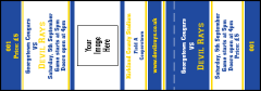 Sports Blue and Yellow Event Ticket