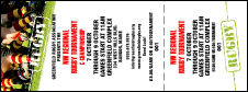 Rugby Event Ticket