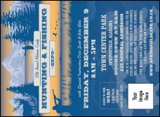 Fishing and Hunting Expo Invitation