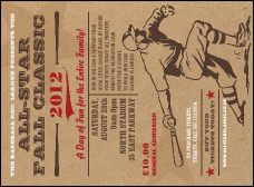 All-Star Retro Baseball Invitation