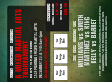 Contemporary Mixed Martial Arts Invitation