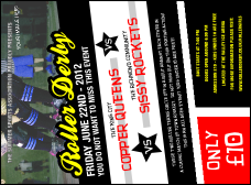 Roller Derby Invitation