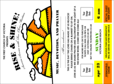 Sunrise Retro Invitation