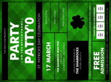 St. Patrick's Day Plaid Invitation