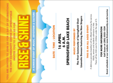 Sunrise Clouds Invitation