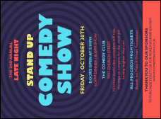 Comedy Spirals Invitation