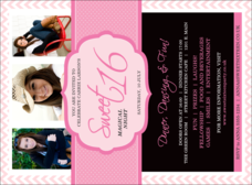 Sweet 16 Invitation