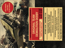 Demolition Derby Invitation