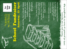 Education Chalk Board Invitation