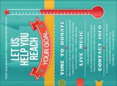 Fundraising Thermometer Invitation