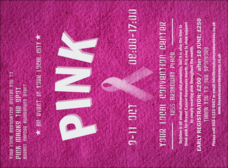 Breast Cancer Pink Ribbon Invitation