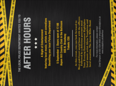 Police Caution Tape Invitation
