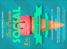 Ice Cream Social Invitation