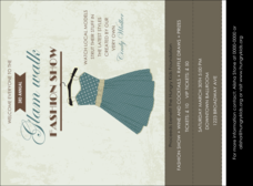 Fashion Show Invitation
