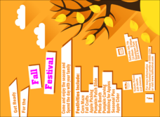 Fall Cut Paper Invitation