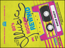 80s Music Invitation