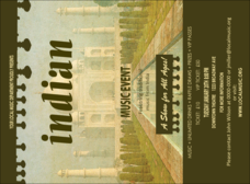 Indian Music Invitation