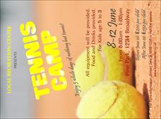 Tennis Camp Invitation