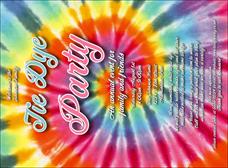 Tie Dye Invitation