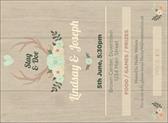 Flower Stag & Doe Invitation