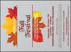 Fall Simple Invitation