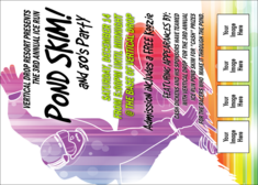 Snowboarding Postcard