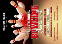 Bowling League Postcard