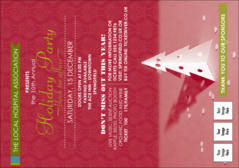 Paper Tree Red Postcard