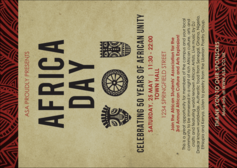 African Theme Postcard