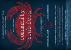 Crab Dinner Postcard