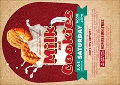 Milk & Cookies Postcard