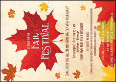 Fall Leaves Postcard