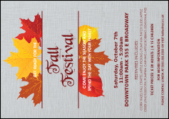 Fall Simple Postcard