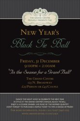 Classic Black Pinstripe Poster