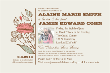 Wedding Flower Image Poster