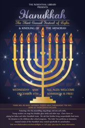 Hanukkah Menorah Poster