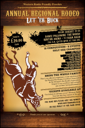 Rodeo Rustic Poster