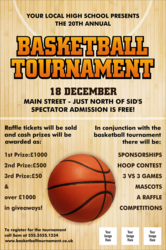 Basketball Court Poster