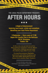 Police Caution Tape Poster