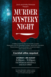Murder Mystery Poster