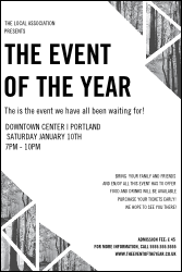 All Purpose Trees Black & White Poster