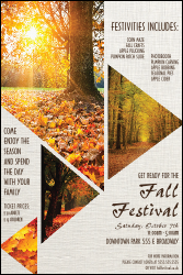 Fall Geometric Poster
