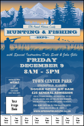 Fishing and Hunting Expo Image Poster