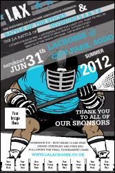 Lacrosse LAX Stick Image Poster